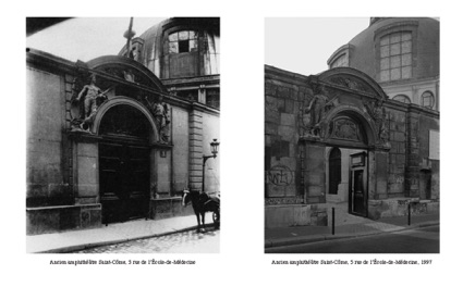 Ancien amphithéâtre Saint-Côme, 5 rue de l’École-de-Médecine Ancien amphithéâtre Saint-Côme, 5 rue de l’École-de-Médecine